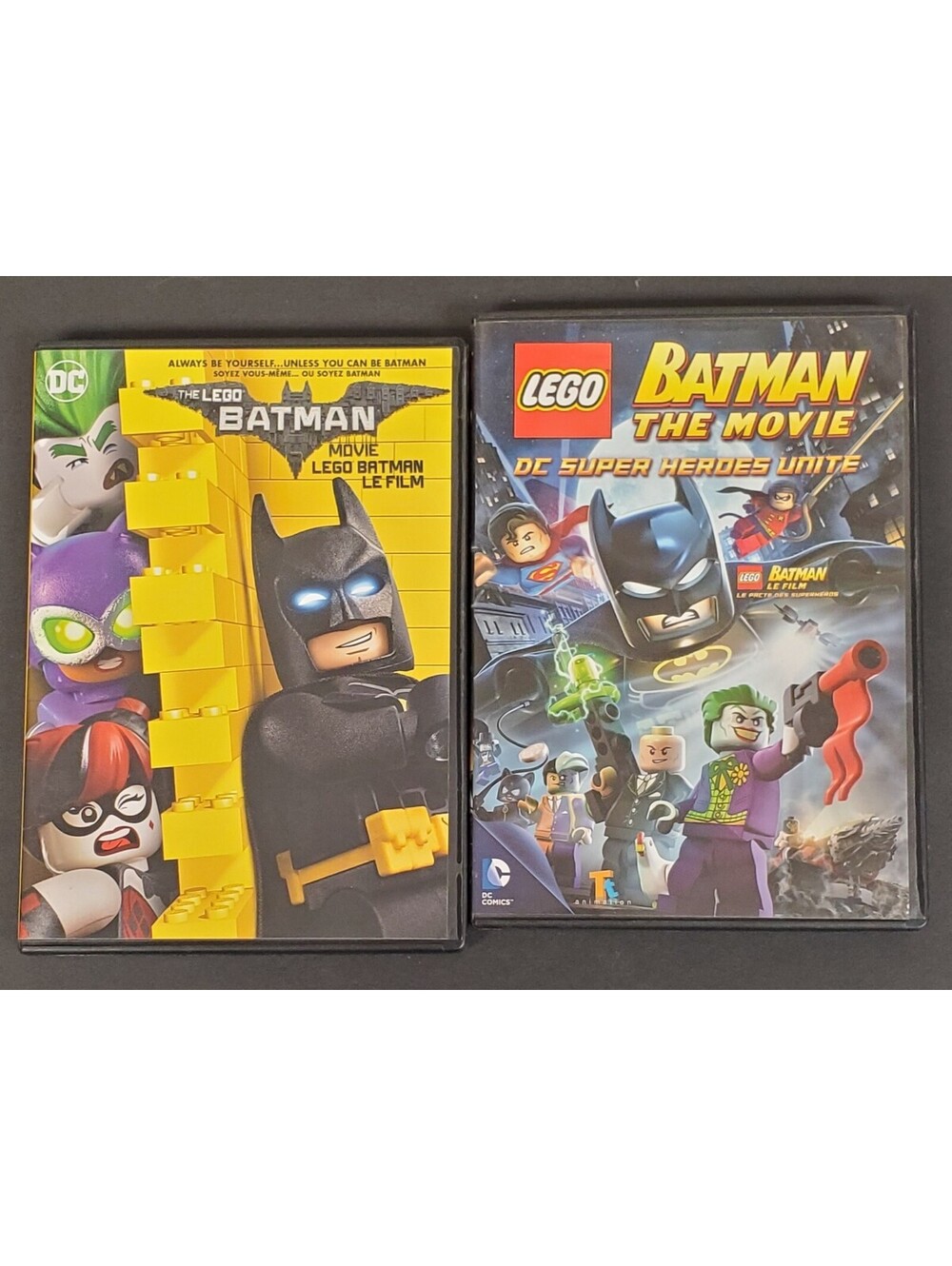LEGO Batman The Movie & DC Super Heroes Unite DVD Set - GC
